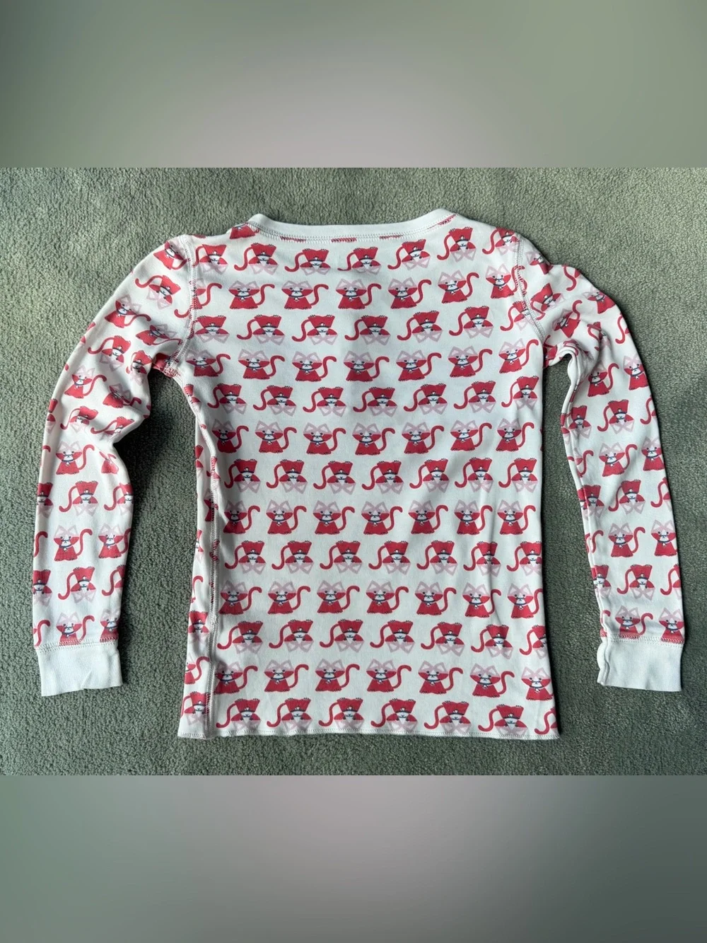 Roberta Roller Rabbit Pink & White Fox Print Kids Pajama Set
